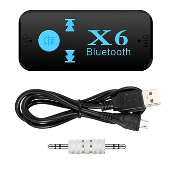 Адаптер Aux Bluetooth за автомобил с 3.5 мм Жак, USB Bluetooth4.0 за SUBARU Xv Forester 2016 outback, impreza sti legacy VW