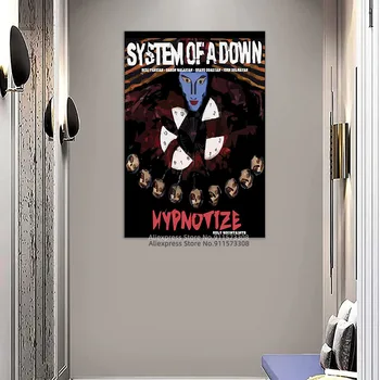 Корица на Албум на System Of A Down Hypnotize Плакат на Певицата Плакат и Печат Стена Живопис Декор на Спалнята Декорация на Дома