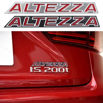 1бр 3D решетка ALTEZZA, метално лого на колата Стикер на задната Броня, задната врата, багажник, Заден Английското Украса, Емблема, Аксесоари