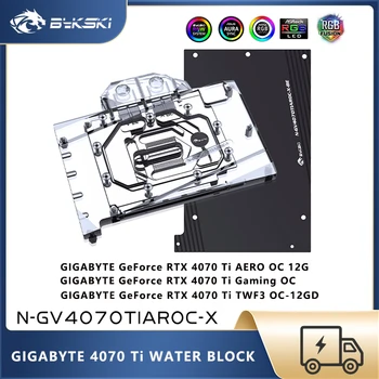 Водоблок Bykski 4070ti За GIGABYTE GeForce RTX 4070Ti AERO/GAMING/TWF3 OC, Воден Охладител Графични карти На поръчка, Течно Охлаждане на Графичния процесор