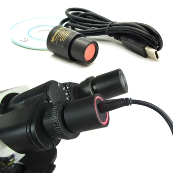 2-Мегапикселова CMOS, USB, камера за микроскоп, цифров окуляр, безплатен драйвер за микроскоп