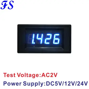 Измерване на Напрежение Ac AC 2V LED Цифров Волтметър Източник на Захранване DC 5V 12V 24V 0,56 