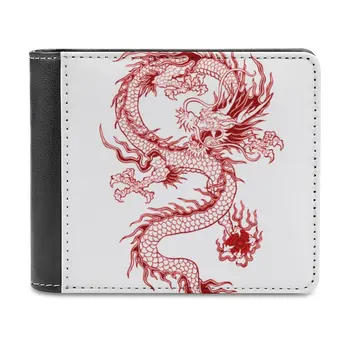 Портмонета Red Dragon за бизнесмени, портмонета за по-малки пари, с нов дизайн, цената в долари, най-добрият в чантата си, Естетичен Персонализирани портфейл Dragon