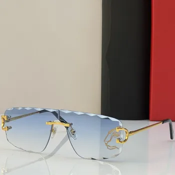Продавам Нови 2023 година, горещи продукти, Мъжки слънчеви очила в метални рамки, дамски слънчеви очила за маркови дизайнерски партита, trend квадрат за слънчеви очила