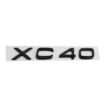 Емблема за VOLVO XC40 Стикер на Багажника Лъскаво Черен XC40 Стикер на Задния панел на Иконата-Стикер за Volvo XC40 D5 D6 D4 D2 RDESIGN T4 T5 T6