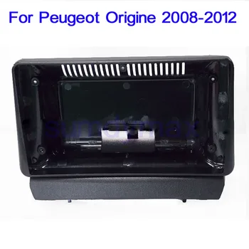 2 Din 9-Инчов Автомобилен Радиоприемник за Peugeot origine 2008-2012 DVD Стерео Рамка, Плоча Адаптер Монтажна Лента