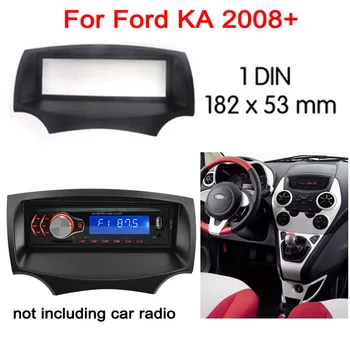 1 Din автомобилна аудио система за Ford KA от 2008 + автомагнитола GPS DVD плейър Рамка Стерео CD-панел за Монтиране на таблото Комплект гарнитури Рамка