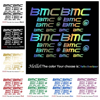 Отразяваща комплект BMC, 3 етикети Чинели за шоссейного под наем, на стикер за планинско колоездене, стикер на МТБ колелата на велосипеда, защитни детайли