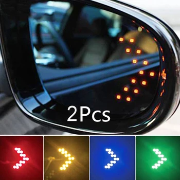 2 елемента Автомобилни led светлини Огледало за обратно виждане Стрелка на Лентата Светлина автомобилни продукти Огледало за Mercedes-Benz GL X164-Class W164 ML-Class R W251