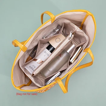 Органайзер с сатенена вложка за Goyard GM PM Mini, дамски луксозна чанта-тоут, вътрешен чантата за пътуване, козметичен подложка, шейпър чанти