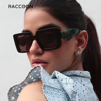 Съвременните Модни Квадратни Слънчеви очила Дамски Vintage Слънчеви очила луксозна марка Класически Мъжки слънчеви Очила 2023 г. Нови летни Модни нюанси