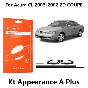 Защита на ръбове врати ZHUAIYA Врата копчето Чаша Защитно фолио за боя TPU PPF за Acura CL 2003-2002 2D COUPE автомобилни аксесоари