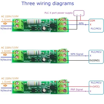 Модул напомняния за включване/изключване на Домакински Ac 110/220v Ac адаптер за Arduino pi 