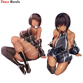Оригинални етикети Three Ratels H223 Quibi Chan с участието на секси момичета от аниме Украси на автомобили, стаи, шкафове, бюра, компютър