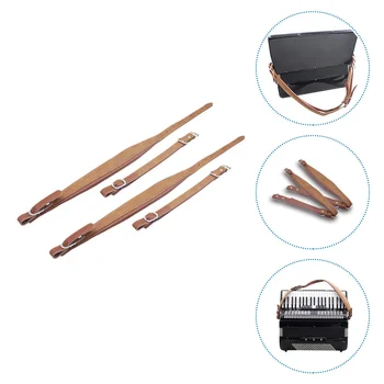 1 комплект регулируеми прости ремъците на акордеони, въжета за акордеони, принадлежности за музикални инструменти