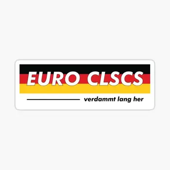 Euro Cup So Long Ago Bavarian Co 5ШТ Автомобилни стикери за брони, интериор на автомобил, стена принта, етикети на багажното прозорец, семейна стая