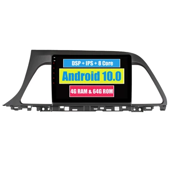 Автомобилна Мултимедийна Система RoverOne Android 10 За Hyundai Sonata 9 LF 2015-2017 Восьмиядерный 4G + 64G Радио GPS Навигация DSP Плейър