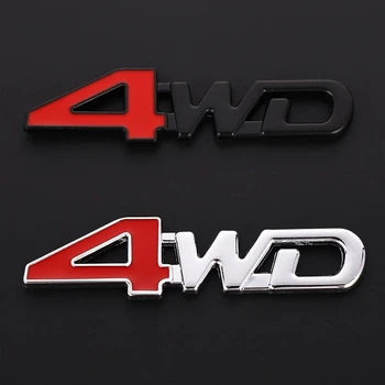1X Метален стикер 4WD 3D Хромирана емблема, икона, стикер за стайлинг на автомобили Ford FOCUS 3 MK3 (2012-2017) Ford KUGA 2013-2015