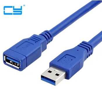 Удлинительный кабел USB 3.0 Високата USB-удължител от мъжете за една жена 1 м 2 м 3 м USB удължителен кабел За Синхронизация на Данни от 30 см до 60 СМ