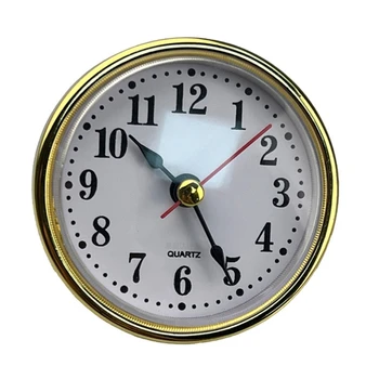 Кварцов часовник с кръгла поставяне под формата на часовниковата глави, малки часовници за ремонти в хола G6KA