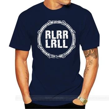 Мъжки t-shirt RLRR LRLL Барабани, женска тениска, памучен тениска мъжка лятна модна тениска на европейския размер