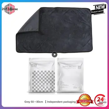 1бр Lucullan 1-10 опаковка 40X40 см черна кърпа, без ръбове, супер мека тъкан за тапицерия за кола от микрофибър премиум-клас