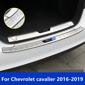 За Chevrolet cavalier 2016-2019 Автомобили задна защитна планк праг, защитна плоча на багажника, модификация Аксесоари от неръждаема стомана