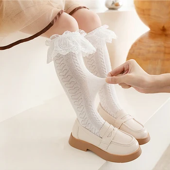 Летни Тънки Детски Чорапи в стил Лолита 