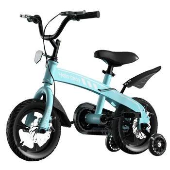 Детски велосипед 16 инчов велосипед за момчета и момичета 5-7 години с тренировъчна площ колело, детски велосипеди, новост