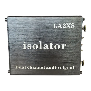 Аудиоизолятор LA2XS Филтър за намаляване на шума Елиминира текущи шумове Двоен аудиоизолятор миксер 6.5 XLR