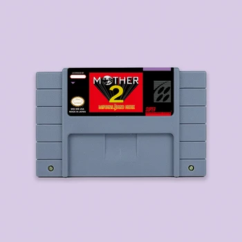 Earthbound-ролева игра Mother 2 Redux (MaternalBound Redux) за SNES с 16-битова една игрова карта, тонер касета за видео игри, САЩ NTSC или PAL EUR