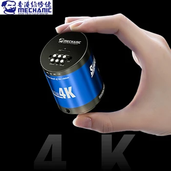 MECHANIC MOS 4K 1080P 60 кадъра в секунда Промишлен видеомикроскоп, камера, съвместими с HDMI, USB, лупа с едновременното излизане, чип за ремонт на телефони