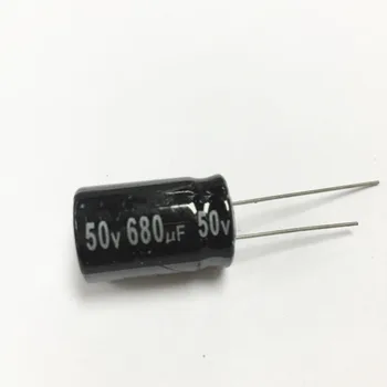 50ШТ 50V680UF 680UF50V Електролитни кондензатори 13*21 мм