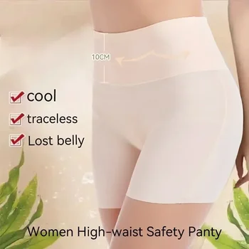Копринени Панталони, Чорапогащи, Бельо Safety L Ice Бесследное Разкритие Кръста Черни Жени XL M Корсет От Бяла Кожа с Висок Кратък