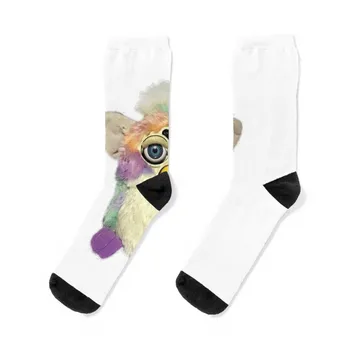 чорапи furby, топли зимни прозрачни дамски чорапи, мъжки чорапи