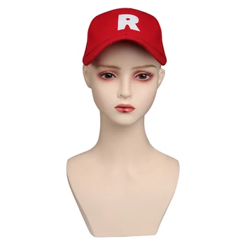 Самостоятелна лига Rockford Peaches Cosplay бейзболна шапка Шапка червен цвят Подпори за женските костюми
