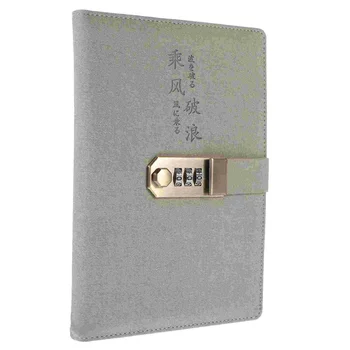 Млечен бележник с ключалка, бележник за ежедневника, дизайнерски бележник с парола, portable notepad за пътуване