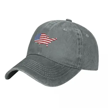 Съединените американски Щати (USA) Ковбойская шапка на поръчка шапки с див топката Шапка на Господин Шапка Плажен момче Детска шапка Дамски