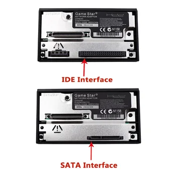 Играта е в мрежовата карта на Леки елементи за игралната конзола SATA/IDE PS2 2,5/3,5-инчов адаптер за твърд диск с SATA конектор