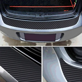 4ШТ Защитна Плоча на Багажника на Колата, притежават Защитен Стикер на Задната Броня за BMW/Mini/Rolls-Royce/Mercedes-Benz, Smart/Jaguar/Volvo/Land