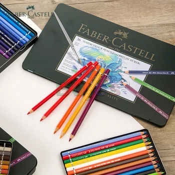 Цветните моливи за художници Faber-Castell Polychromos, банката 120 цветове, Висококачествени моливи за художници, лесно растушевываются, DE (Origin)